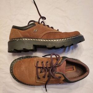 Skechers Suede Leather Y2K Chunky
